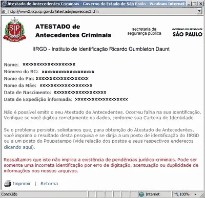 Brazilian Criminal Records Translation